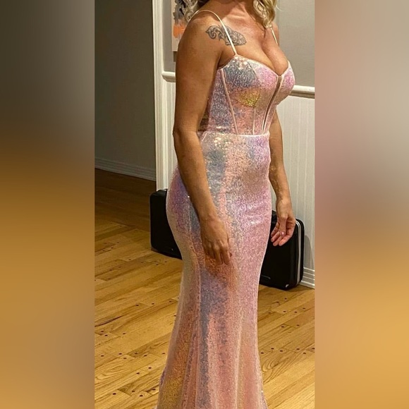 Sherri Hill Dresses & Skirts - Sherri Hill Pink Glitter Prom Dress